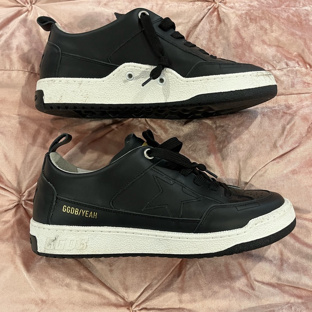Golden Goose black leather Yeah Sneakers. - Picture 4 of 10